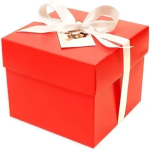 Red Chocolate Explosion Reveal Box