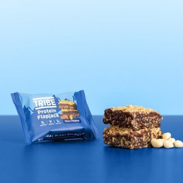 TRIBE Protein Flapjacks - Bestsellers Variety Pack- Natural Energy - Vegan, Dairy Free & Gluten Free (12 x 50g Bars) - Image 5