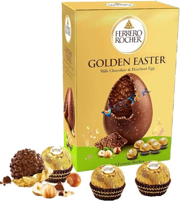 Milk Chocolate & Hazelnut Golden Easter Egg 250g