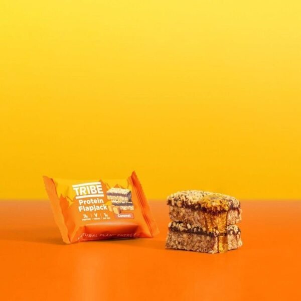 TRIBE Protein Flapjacks - Bestsellers Variety Pack- Natural Energy - Vegan, Dairy Free & Gluten Free (12 x 50g Bars) - Image 7