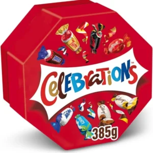CELEBRATIONS - Milk Chocolate Assortment - SNICKERS, TWIX, MARS, MALTESERS, BOUNTY & More - 385g