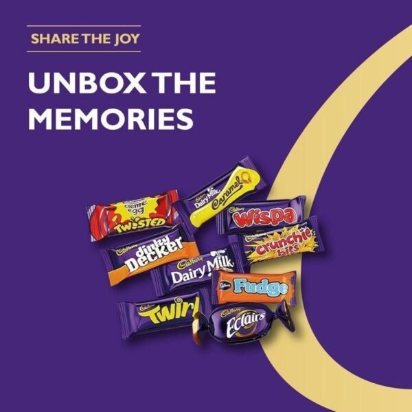 Cadbury Heroes Chocolate Bulk Share Box, Assorted Mini-Size Milk Chocolate Bars, Perfect for Mothers Day Gifts, 2 kg (Pack of 1) - Image 5