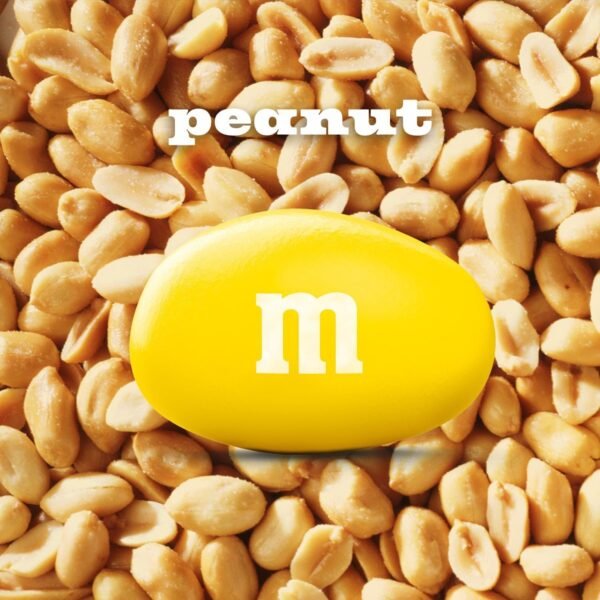 M&M'S Candies, Peanut Chocolate, 62 Ounce Jar, Pack of 1 - Image 2