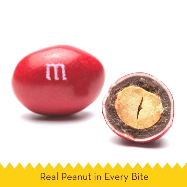 M&M'S Candies, Peanut Chocolate, 62 Ounce Jar, Pack of 1 - Image 3