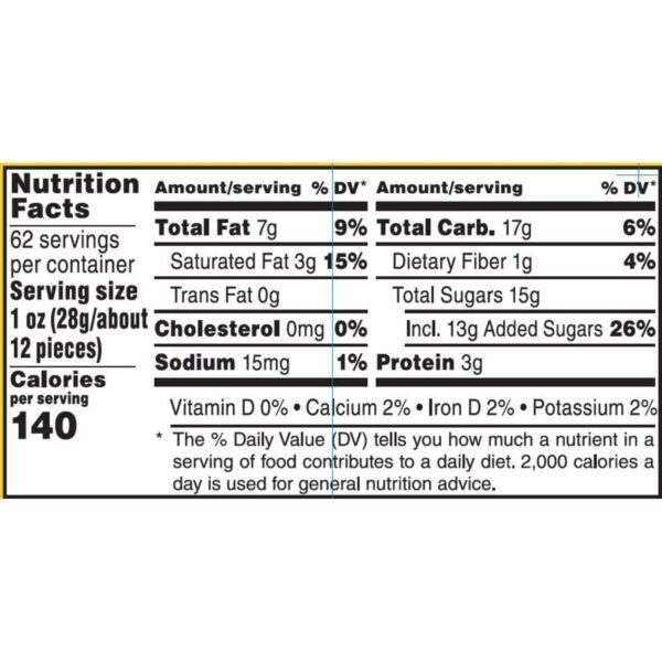M&M'S Candies, Peanut Chocolate, 62 Ounce Jar, Pack of 1 - Image 4