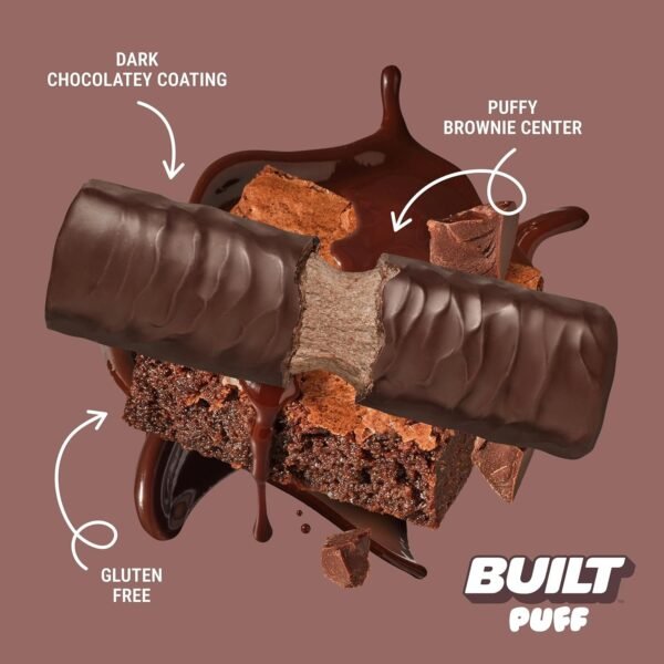 Built Bar, Puffed Protein Bars, Assorted Pack, Collagen, On-the-Go Snack, Breakfast Bar, Mixed Sampler, 12-Pack - Image 5