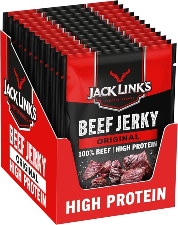 Jack Link's Beef Jerky - Box of 12 x 25g Packs