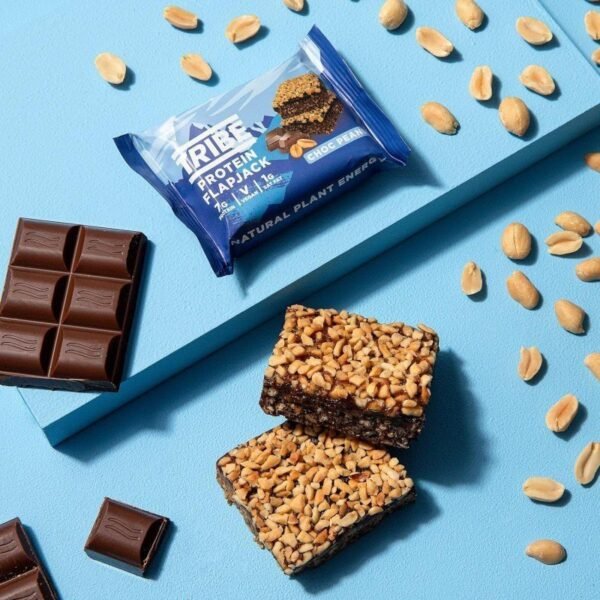 TRIBE Protein Flapjacks - Bestsellers Variety Pack- Natural Energy - Vegan, Dairy Free & Gluten Free (12 x 50g Bars) - Image 4