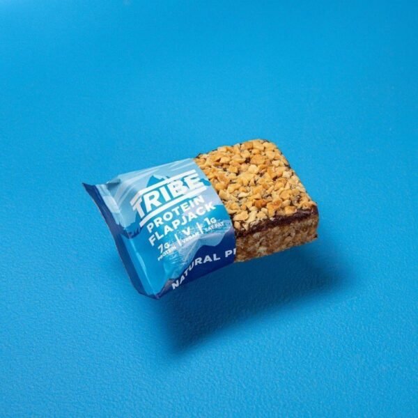TRIBE Protein Flapjacks - Bestsellers Variety Pack- Natural Energy - Vegan, Dairy Free & Gluten Free (12 x 50g Bars) - Image 6