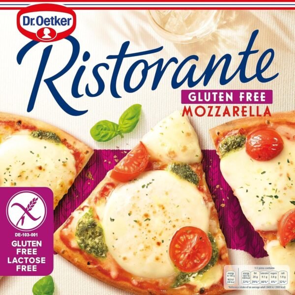 Dr. Oetker Ristorante Gluten Free and Lactose Free Mozzarella Cheese Pizza, 370gx6 (Frozen) - Exclusive Offer - Image 2