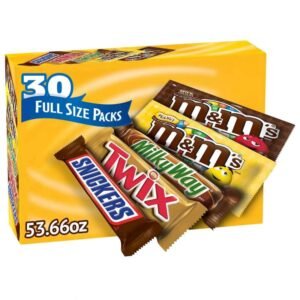 🔥🔥30 Mars Variety Pack Snickers M&M Chocolate Peanuts Twix MilkyWay Candy Snacks(New user benefits)